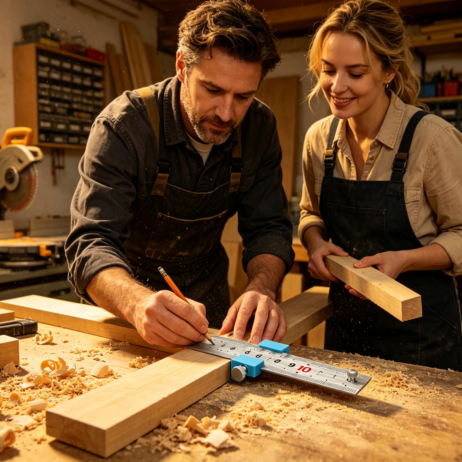 Tools For Woodworking Workshop - Outils de menuiserie : Règle de